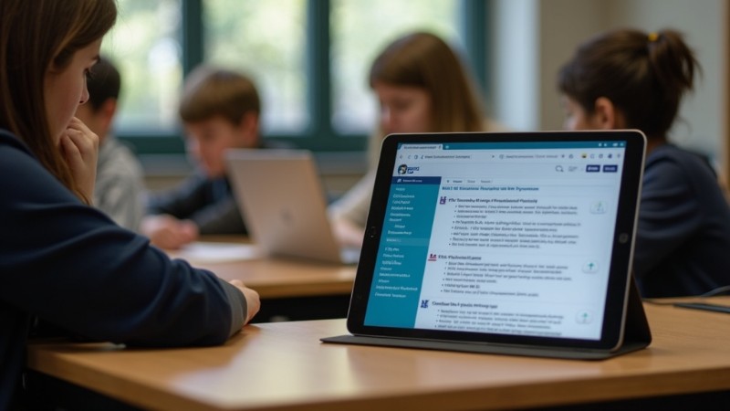 2025 Student Data Privacy Trends and Developments, Concept art for illustrative purpose, tags: und digitalen von - Monok